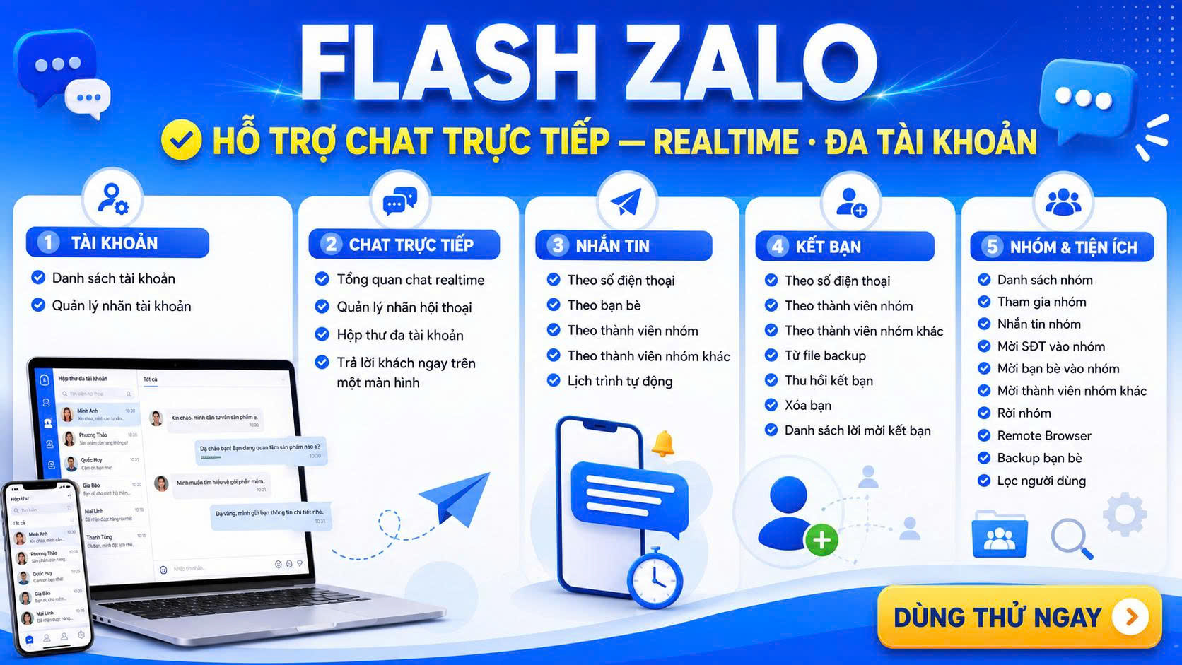 Banner Zalo Marketing Hub